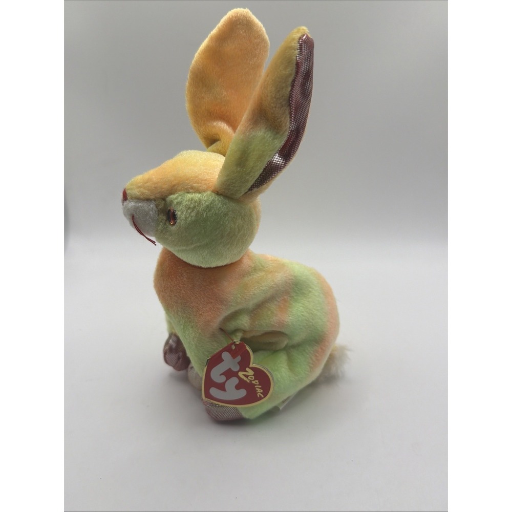 Zodiac Rabbit - Ty Beanie Babies Collectible - Picture 1 of 9